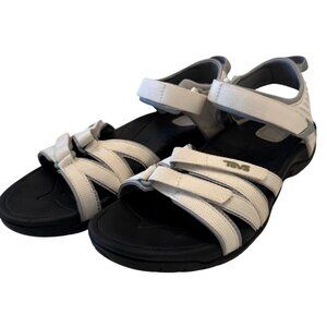 Teva Tirra Sport White Sandal Size 7 EU 38 Hiking NWT Adjustable
